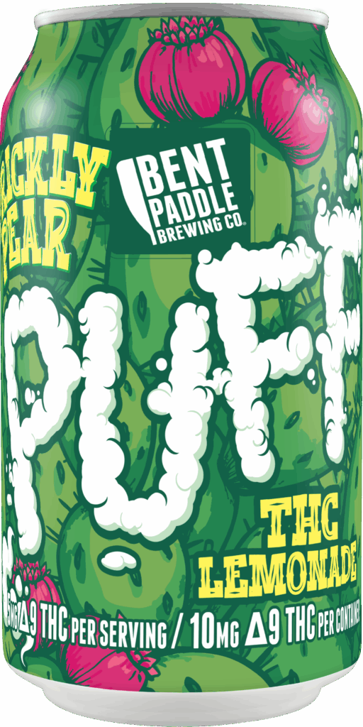 Puff Prickly Pear Lemonade Bent Paddle Canna