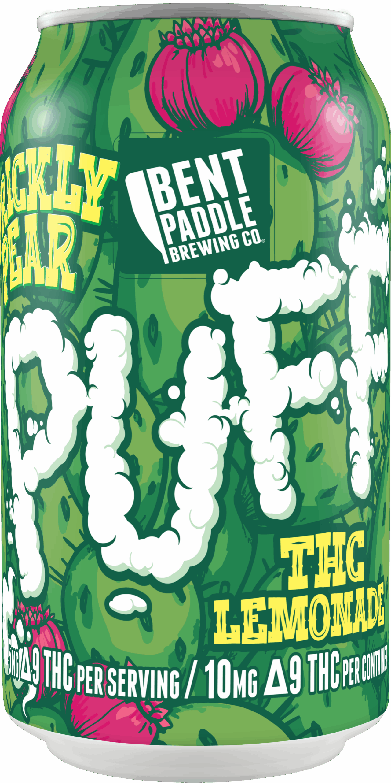 Puff Prickly Pear Lemonade Bent Paddle Canna